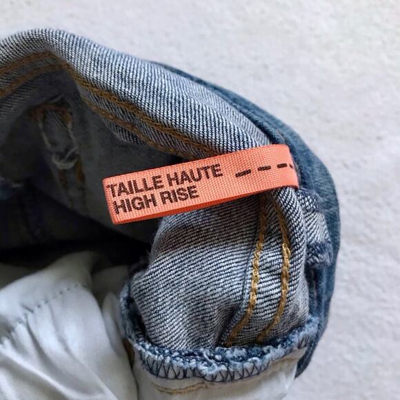 Garage Distressed High Rise Jean Shorts Juniors 1 - Picture 6 of 8